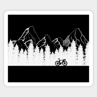 Cycling in the Mountains Shirt, Bikes and Mountains, Riding in the Mountains, California Mountains Cycling, Outdoor Cycling, Nature Cycling Magnet